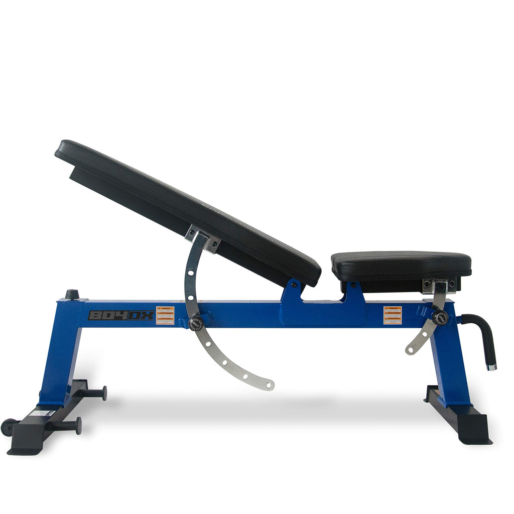 Cap Barbell Deluxe Utility Weight Bench, Blue (Fm-Cs804Dx-Bl)