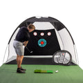 HaveLuxe Golf Hitting Net,Chipping Net,Tri-Turf Mat,Golf Hitting Aid,10x7FT Practice Net for Backyard Driving,Chipping Training,
