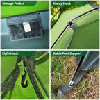 Ayamaya 1 Person Tent For Backpacking - Lightweight Single Person Hiking Tent With Skylight & Waterproof Rainfly & Ground Vents,