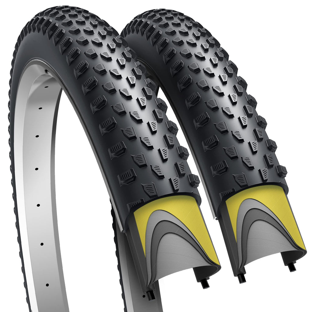 Fincci Marudo Pair 29 X 210 Inch Bike Tire 52-622 Foldable Tires With 1Mm Anti Puncture Proof Protection For Mtb Mountain Gravel