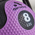 Aeromat Elite Power 39'' Rope 8 Lb Medicine Balls For Exercise - 9'' Dia Workout Ball, Weighted Balls For Exercise, Weight Ball,