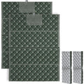 Redcamp Foam Hiking Seat Pad, Foldable Z Ultralight Sitting Pad For Camping Backpacking Stadium Outdoor, Green 2Pcs