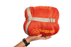 Snugpak Travelpak 4 Sleeping Bag With Mosquito Net, 19 Degree, Left Hand Zip, Pebble Gray