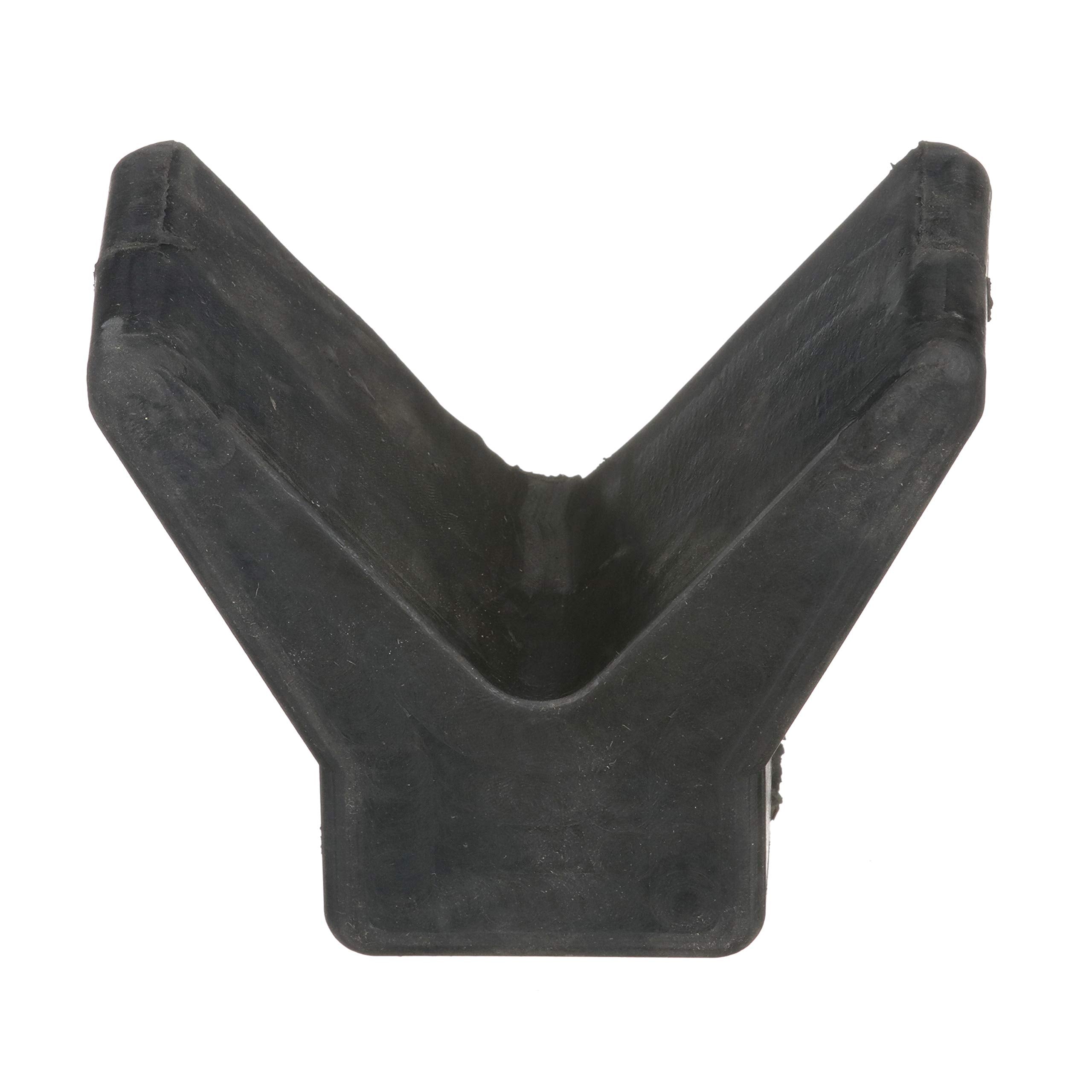 Attwood 11200-1 Boat Trailer Rubber Bow Stop V-Block, Black, 2-Inch By 2-Inch