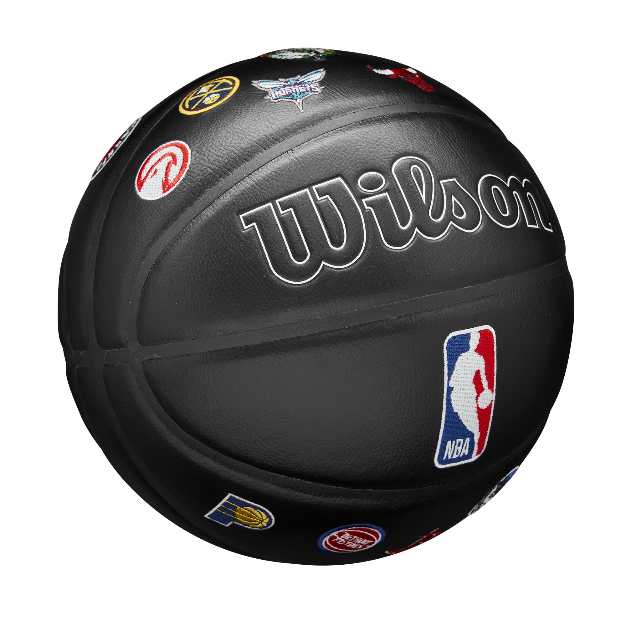 Wilson Nba All Team Premiere Basketball - Black/Multicolored, Size 7-29.5''
