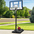 Best Choice Products 10ft Regulation Basketball Hoop, 7.5-10ft Height Adjustable Outdoor Goal w/Shock Absorbent Rim, Base Gel, 2