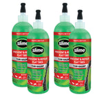 Slime 10056W-4PK Bike Tube Puncture Repair Sealant, Prevent and Repair, Suitable for All Bicycles, Non-Toxic, Eco-Friendly, 4 x 