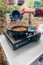 Stansport Portable Outdoor Butane Stove, Black, 13.38'' L X 10.82'' W X 4.33'' H