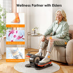 Sogesgame Under Desk Elliptical Machine, Ellipse Leg Exerciser For Seniors, Portable Seated Pedal Exerciser With 12 Level Speeds
