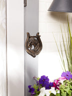 Accent Plus Horseshoe Cast Iron Door Knocker Horseshoe