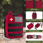 Abpir 170 Pcs Survival Kits, Survival First Aid Kit, Trauma Kit With Essential Survival Gear Emergency Medical Supplies For Hiki