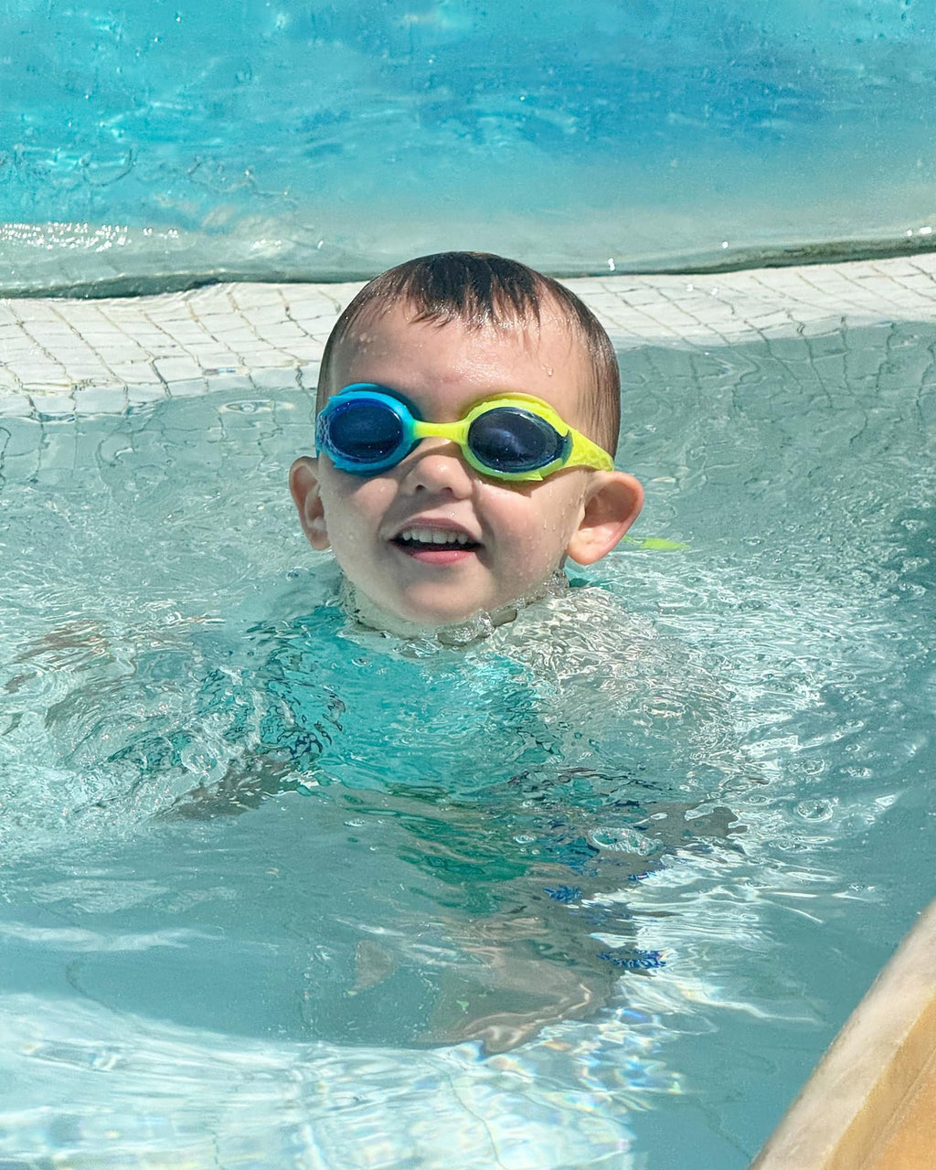Outdoormaster Kids Swim Goggles 2 Pack - Quick Adjustable Strap Swimming Goggles For Kids - A