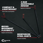 3 Bar Leg Stretcher - Stainless Steel Split Machine Mma Equipment Hamstring Stretcher Device Boosts Range Of Motion And Stretchi
