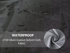 Treadmill Cover, Folding Treadmill Cover, Dustproof And Waterproof Cover, Oxford Cloth Waterproof Sunscreen Cover(Black)