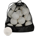 Tebery 12 Pack White Dimpled Baseballs, 9-Inch Pitching Machine Baseballs For Hand-Eye Coordination, Hitting And Fielding Practi