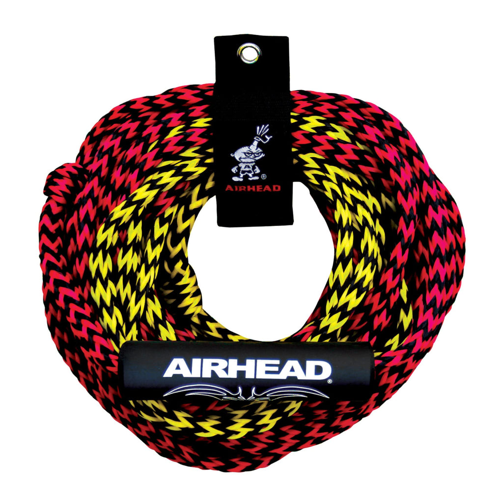 Airhead 2 Section Tow Rope, 1-2 Rider Towable Tubes, 60-Feet, 2,375 Break Strength