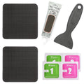 Trampoline Patch Repair Kit 4''X 4'' Square On Patches | Repair Trampoline Mat Tear Or Hole In A Trampoline Mat(2 Piece)