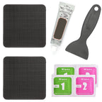 Trampoline Patch Repair Kit 4''X 4'' Square On Patches | Repair Trampoline Mat Tear Or Hole In A Trampoline Mat(2 Piece)