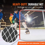Vevor Street Hockey Net Indoor Outdoor Steel Hockey Goal Set 72''X48''