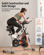 Yosuda Indoor Cycling Bike Stationary Bike - Magnetic Resistance, Cycle Bike With Ipad Mount & Comfortable Seat Cushion, Magneti