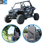 Bevel Engineering Utv Rear View Side Mirror Kit (2 Pack) - Fits With 16 - 2 Round Roll Cage Bar - Break Away And Adjustable - Hi