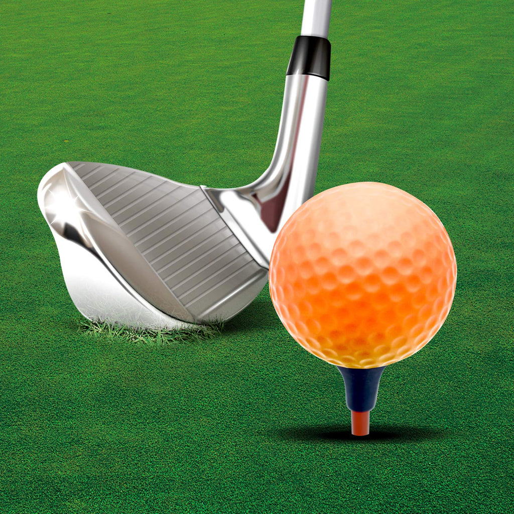 40 Pack Foam Golf Practice Balls - Realistic Feel And Limited Flight Training Balls For Indoor Or Outdoor - With 10 Golf Ball Te