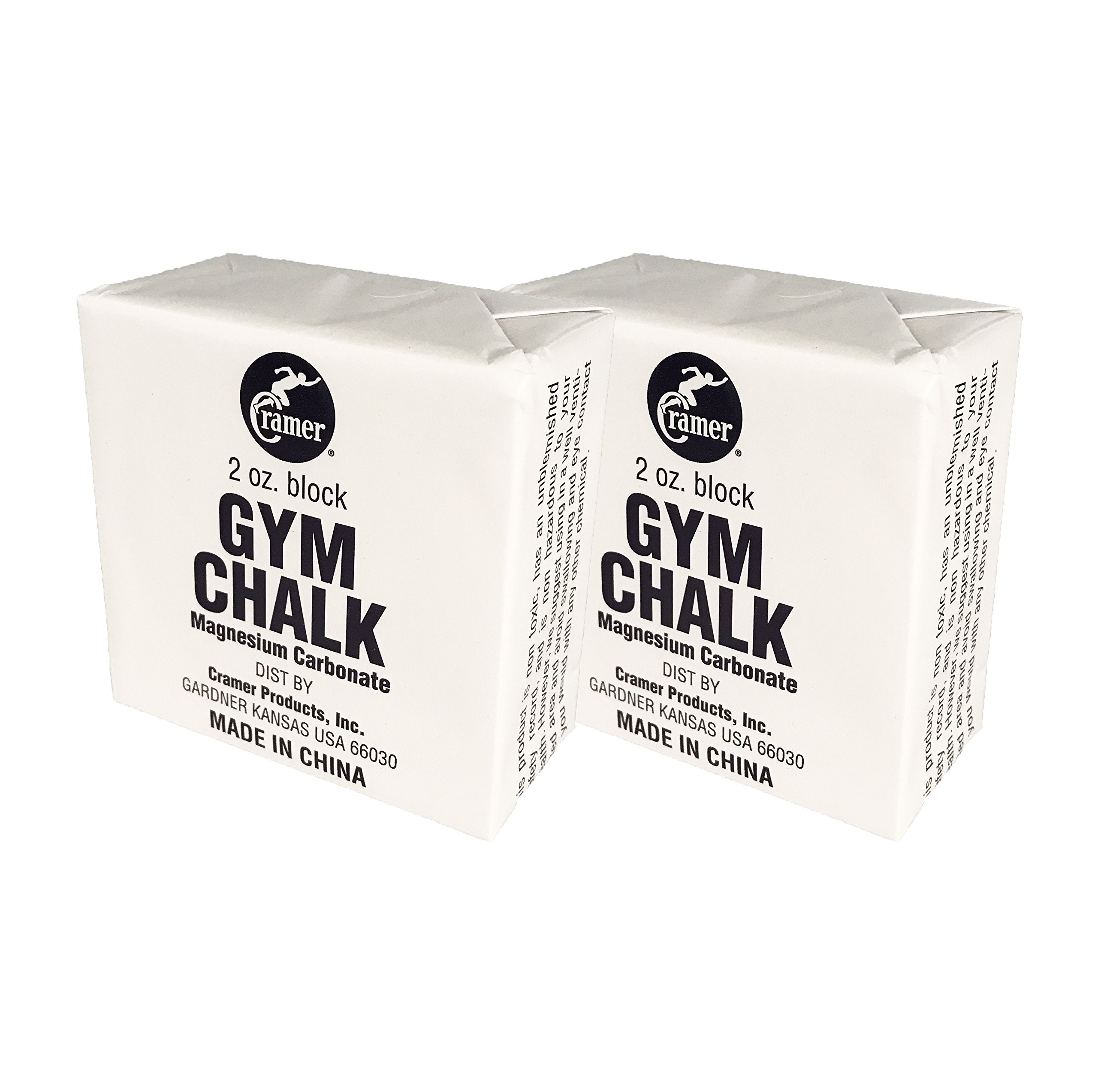 Cramer Gym Chalk Block, Magnesium Carbonate For Better Grip In Gymnastics, Weightlifting, Power Lifting, Pole Fitness, & Rock Cl