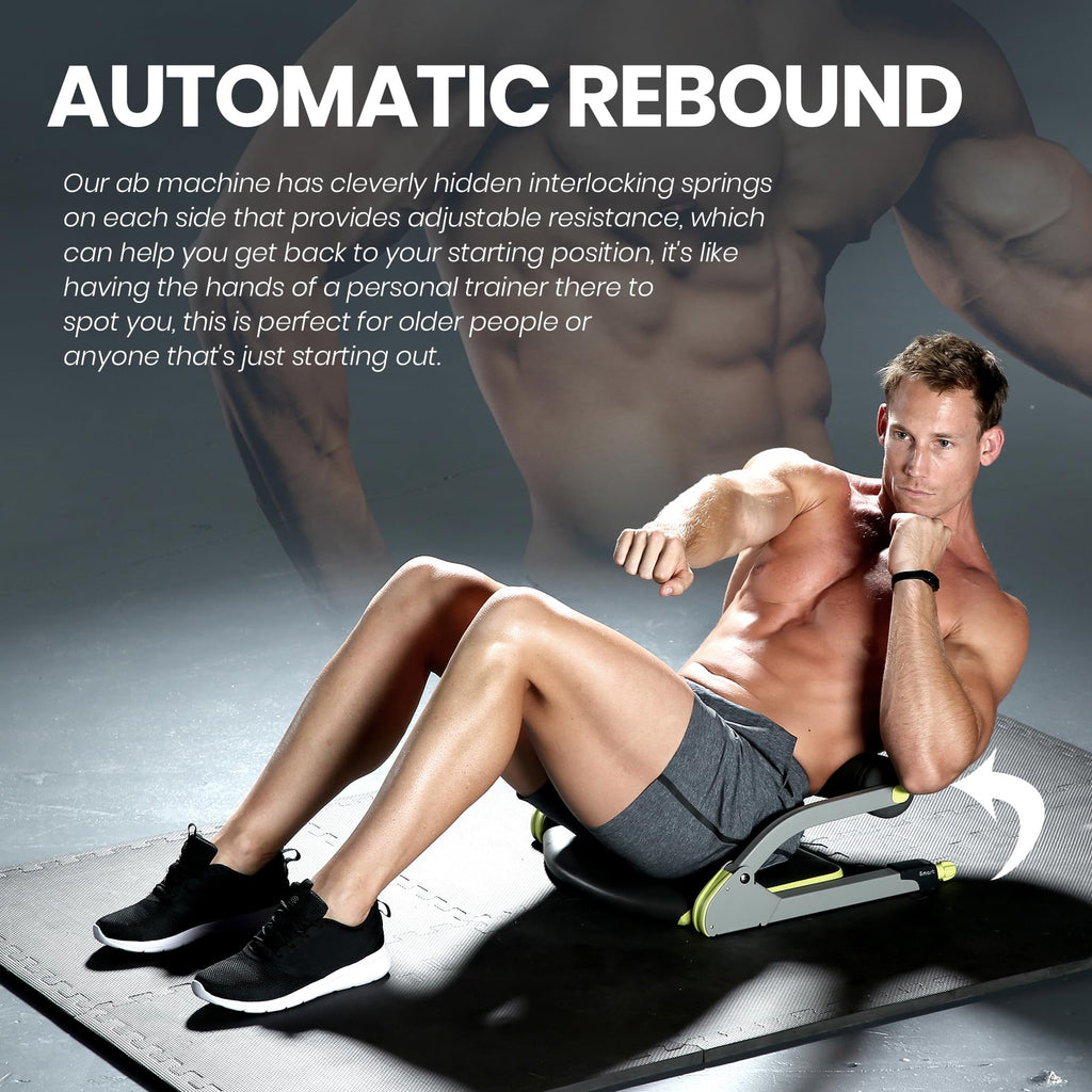 Wonder Core Smart Ab Machine, Sit Up Exercise Equipment, Crunches Ab Equipment, Ab Workout Equipment, Abdominal Muscle Exerciser