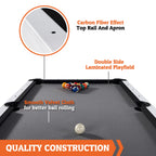 Hall Of Games 6' Arcade Drop Pocket Table With Pool Ball And Cue Stick Set