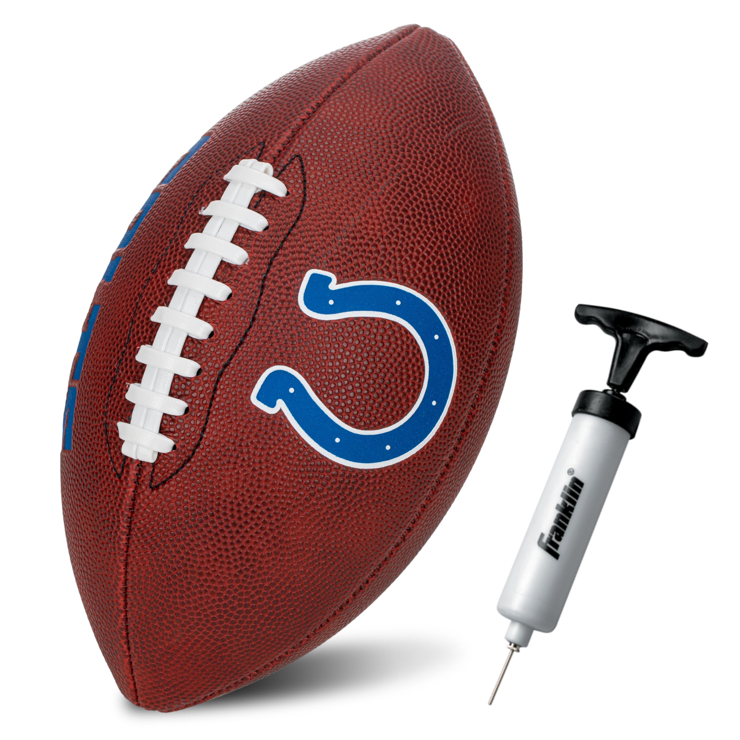 Franklin Sports Nfl Indianapolis Colts Football - Youth Junior Size Football For Kids - Official Nfl Team Logo + Colors Youth Ba