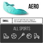 Sisu Aero Small Mouthguard, Intense Red - 1.6Mm Thin - Custom-Molded Fit - Slim Design - Remoldable Up To 20 Times - For Team Sp