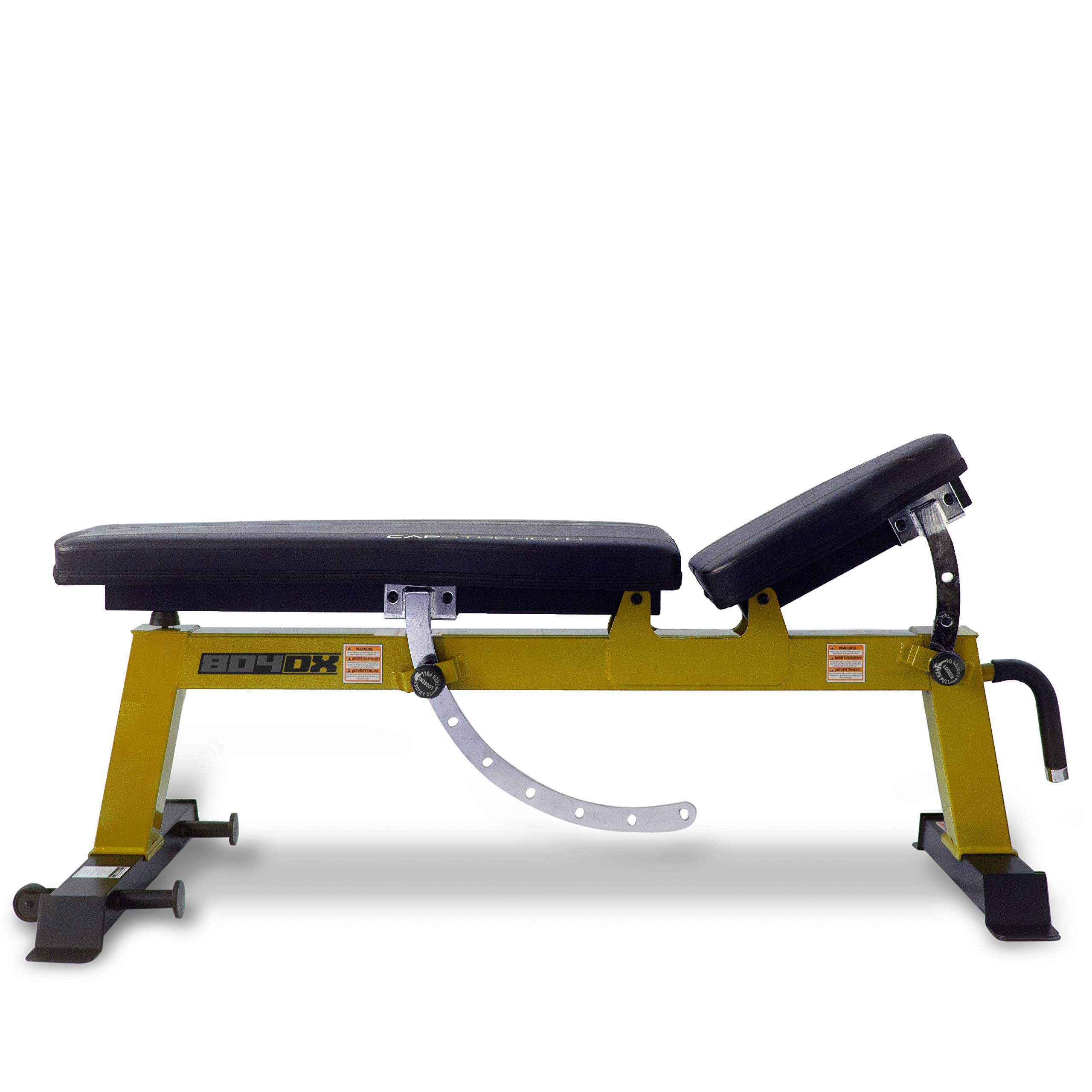 Cap Barbell Deluxe Utility Weight Bench, Yellow (Fm-Cs804Dx-Yl)