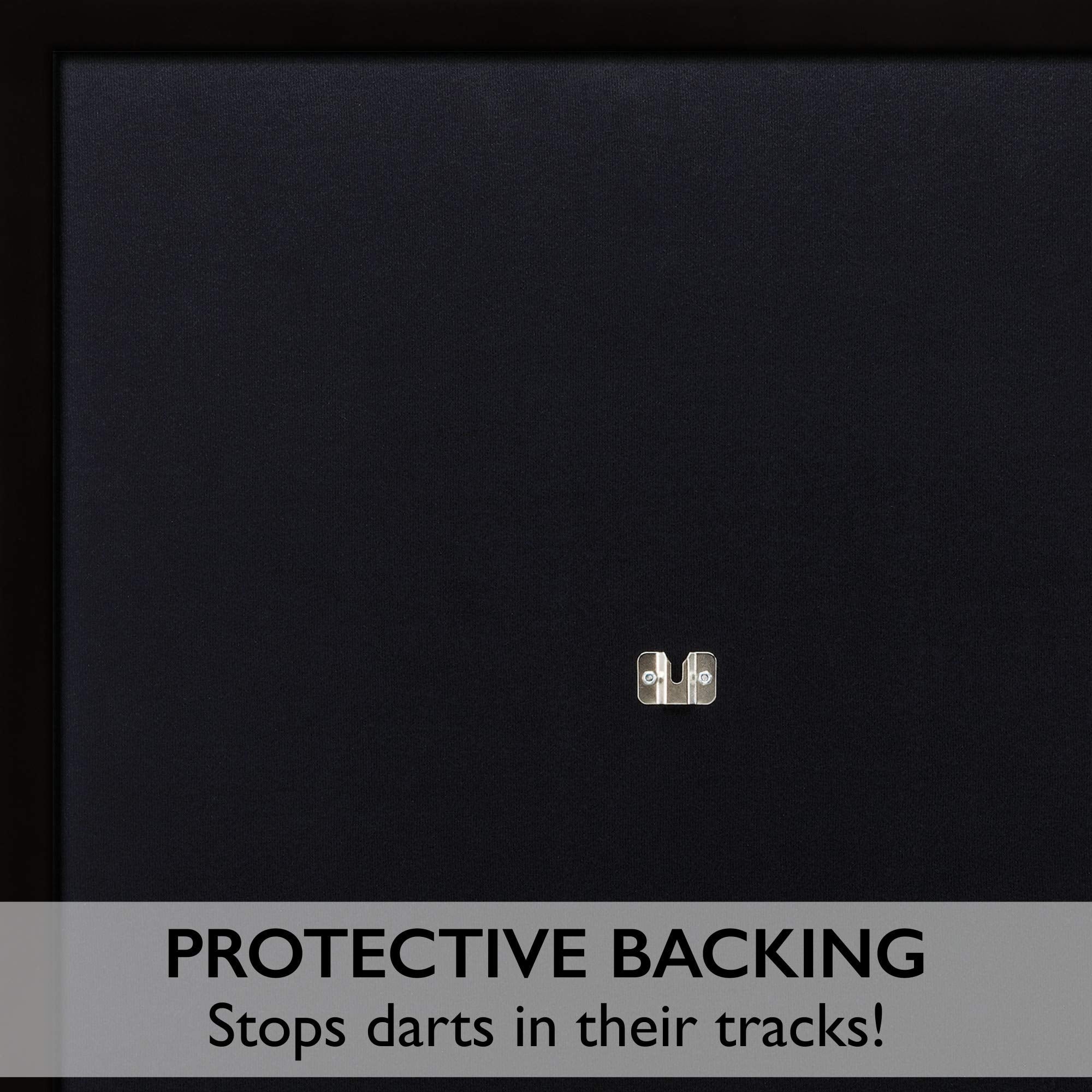 Viper Wood Framed Dartboard Backboard, Dark Mahogany Finish