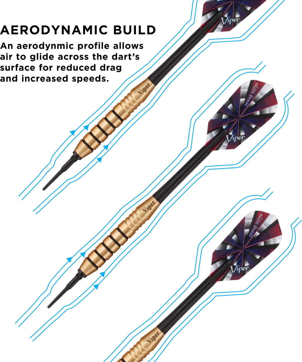 Viper Elite Brass Soft Tip Darts 20 Grams