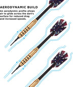 Viper Elite Brass Soft Tip Darts 20 Grams