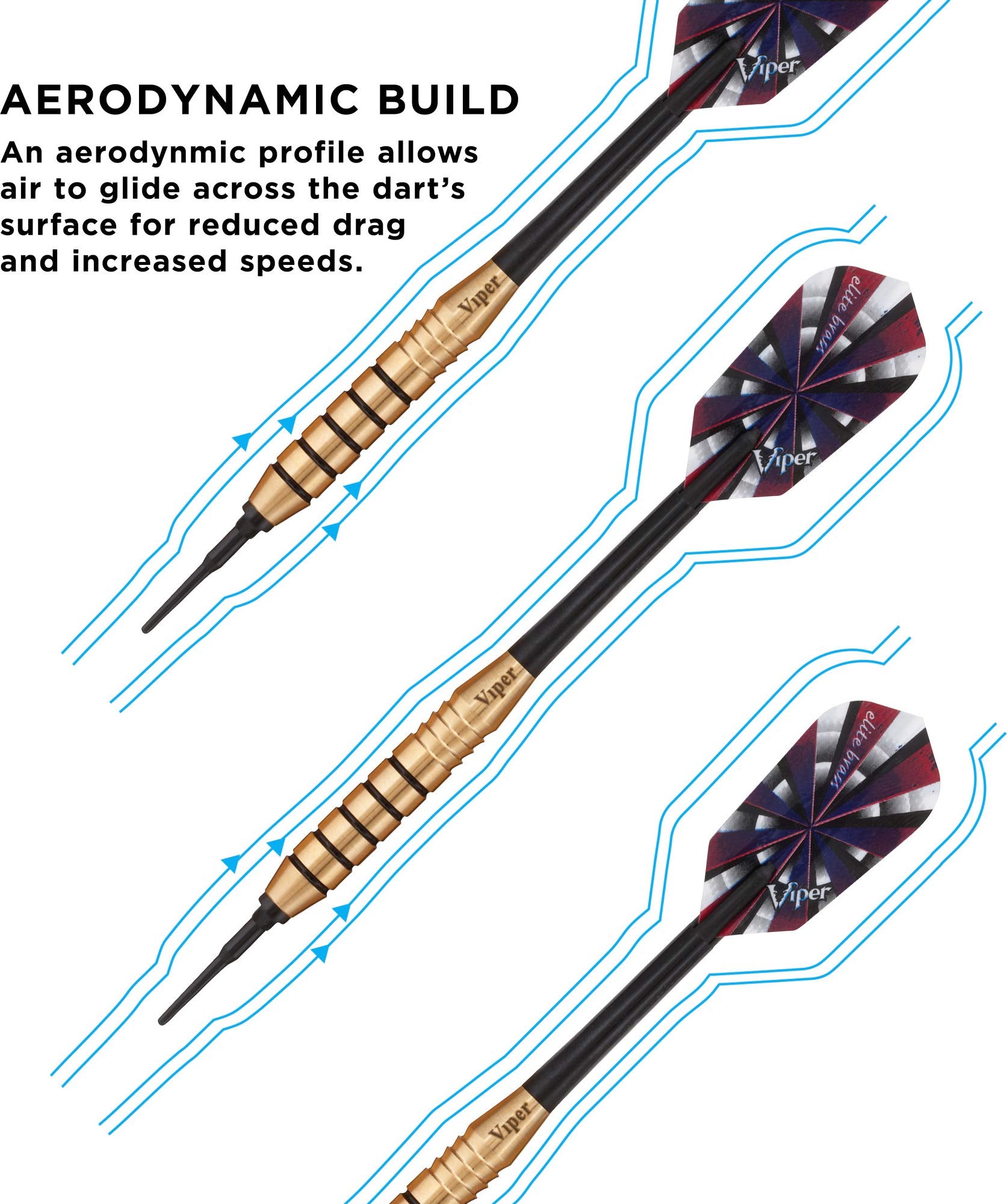 Viper Elite Brass Soft Tip Darts 20 Grams