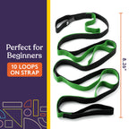 Special Supplies Yoga Strap For Stretching, Stability Training, Fitness, Flexibility, Physical Therapy, Home Workout Equipment,
