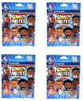 Party Animal - 4 Pack Bundle - Squeezymates NBA Basketball Series 5 Mystery Blind Pack Bag Figure Slofoam Keychain