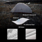 Naturehike Cloud-Up 2 Person Tent Lightweight Backpacking Tent With Footprint - Free Standing Ultralight Camping Hiking Backpack
