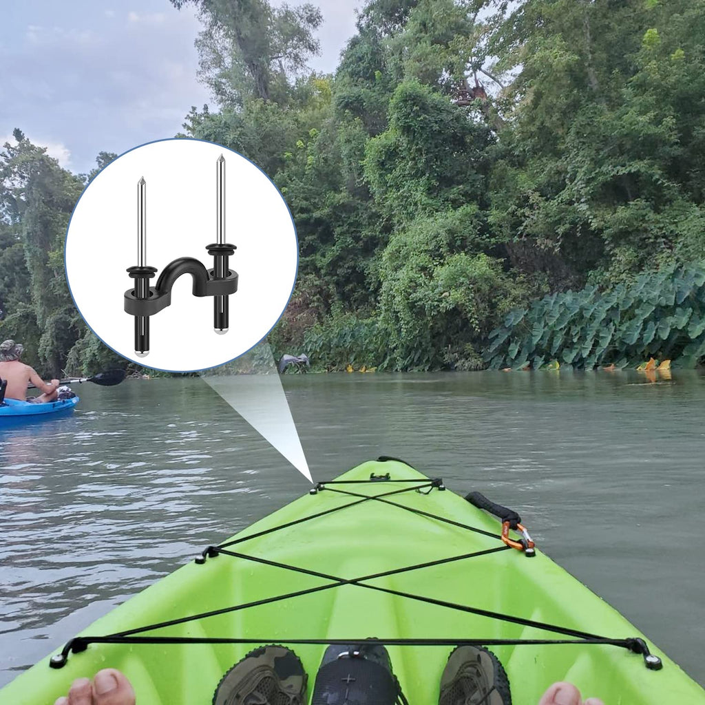 Hlogree Kayak Handles 2 Pack,Kayak Carry Handle With Rivets,Kayak Replacement Handles,Kayak Handles For Emotion/Pelican/Hobie/Li