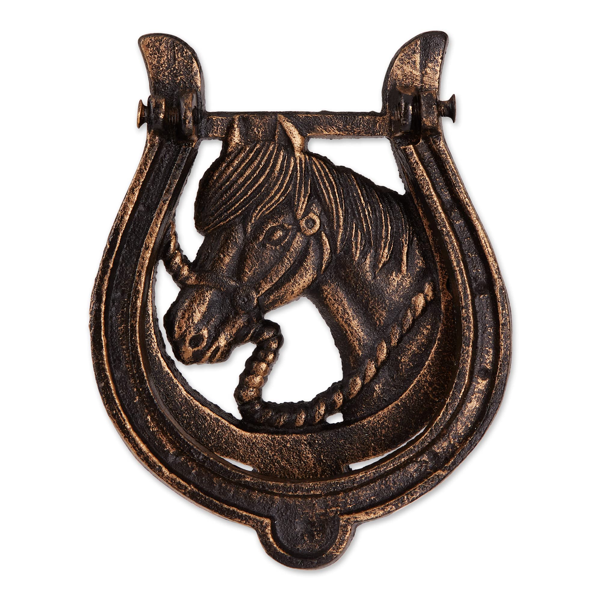 Accent Plus Horseshoe Cast Iron Door Knocker Horseshoe