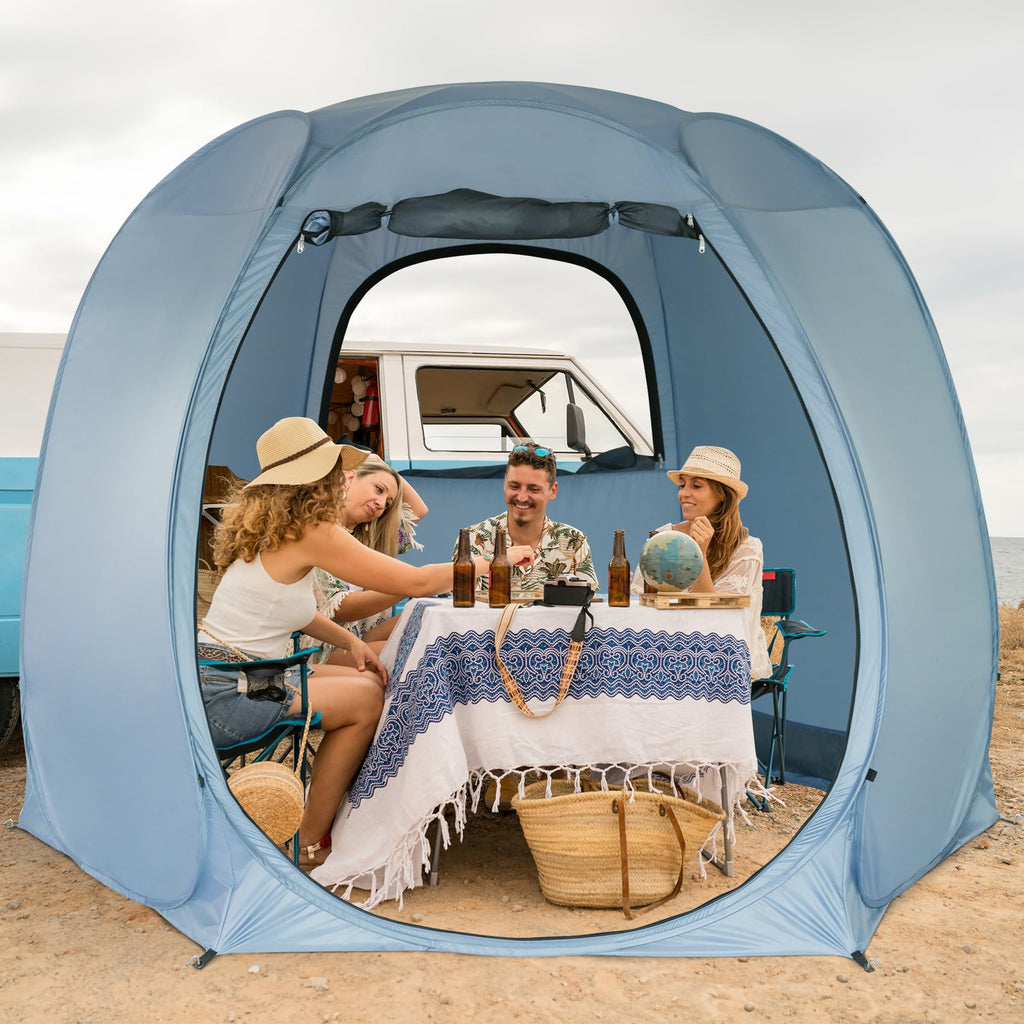 Alvantor Pop Up Screen Tent House Room Instant Outdoor Camping Canopy Sun Shelter Gazebo For Patio, Backyard & Deck, Privacy Ten