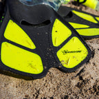 Seavenger Torpedo Snorkeling Fins For Travel (Yellow, S/M)