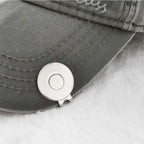 Eshan Magnetic Golf Hat Clips (6 Pcs, Silver) Ball Marker Holder For Golf Gloves Hats Bags Caps Visor Belt