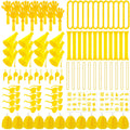 Soulchen 360 Pcs Yellow Team Spirit Accessories Bulk Field Day Accessories Pep Rally Color War Camp Spirit Events Party Items Ch