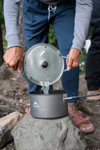 Msr Windburner 4.5 Liter Nonstick Camping And Backpacking Stock Pot,Gray
