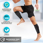 Bodyprox Soccer Shin Guards Sleeves For Men, Women And Youth (X-Small)