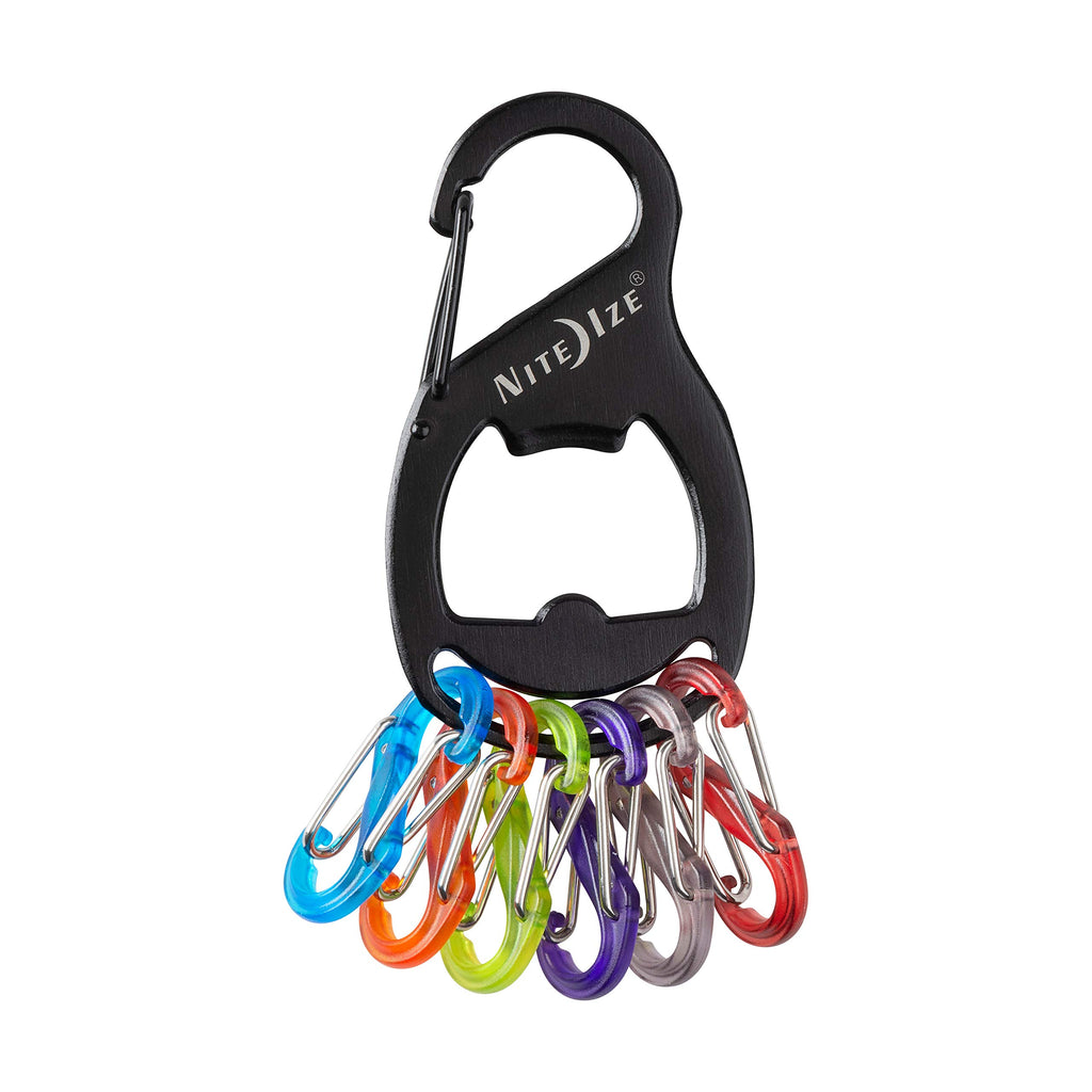 Nite Ize Krb2-01-R6 Black Keyrack+ S-Biner