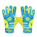Nivia Air Strike Goalkeeper Gloves For Men & Women, Pu Latex Gloves, Football Hand Gloves, (Black/Green) Small