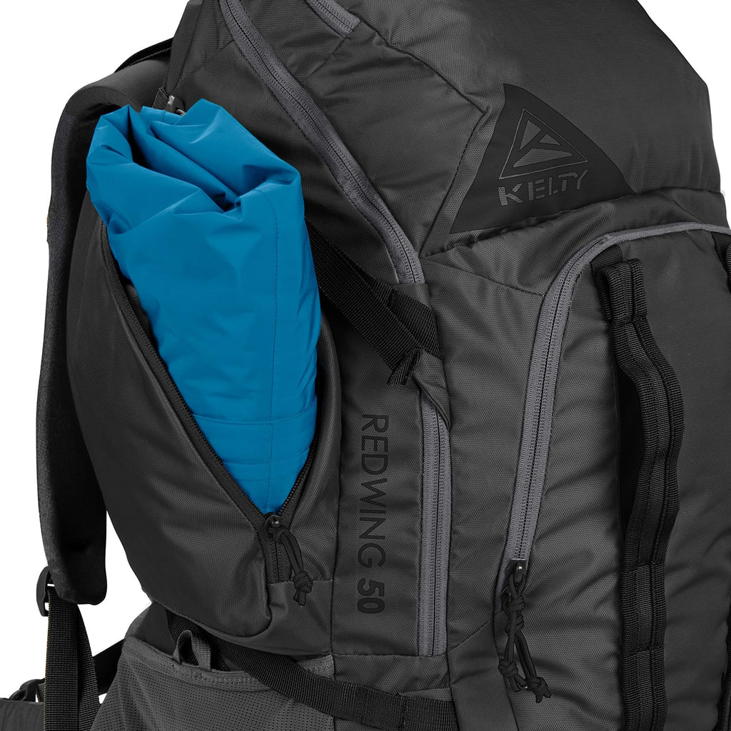 Kelty Redwing 50 - 50 Liter Internal Frame Backpack For Hiking, Backpacking, Travel, Hip Belt, Tailored Fit, 2023 (Blackout)